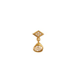 Stine a Miss Queen Earring with Harlekin - Gold