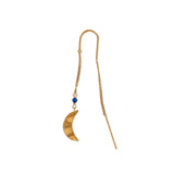 Stine A Bella Moon Earring with Double Chain