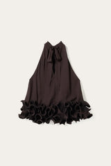Noella Marjolaine Blouse - Chocolate