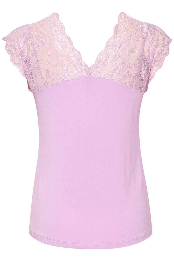 Culture Poppy Lace Top - Lupine