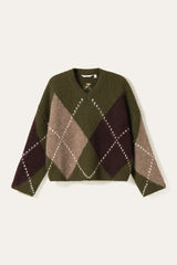 Noella Lai Knit - Avocado Green Mix