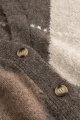 Noella N-Laiana Knit Cardigan - Ash Brown Mix