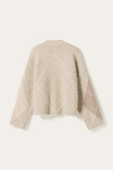 Noella N-Laiana Knit Cardigan - Beige Mix