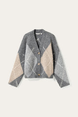 Noella N-Laiana Knit Cardigan - Grey Mix