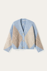 Noella N-Laiana Knit Cardigan - Sky Blue Mix