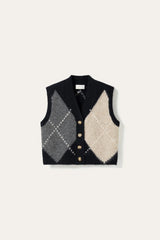 Noella N-Laiana Vest - Navy Mix