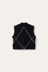 Noella N-Laiana Vest - Navy Mix