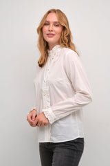 Culture Antoinett Frill Shirt - Spring Gardenia