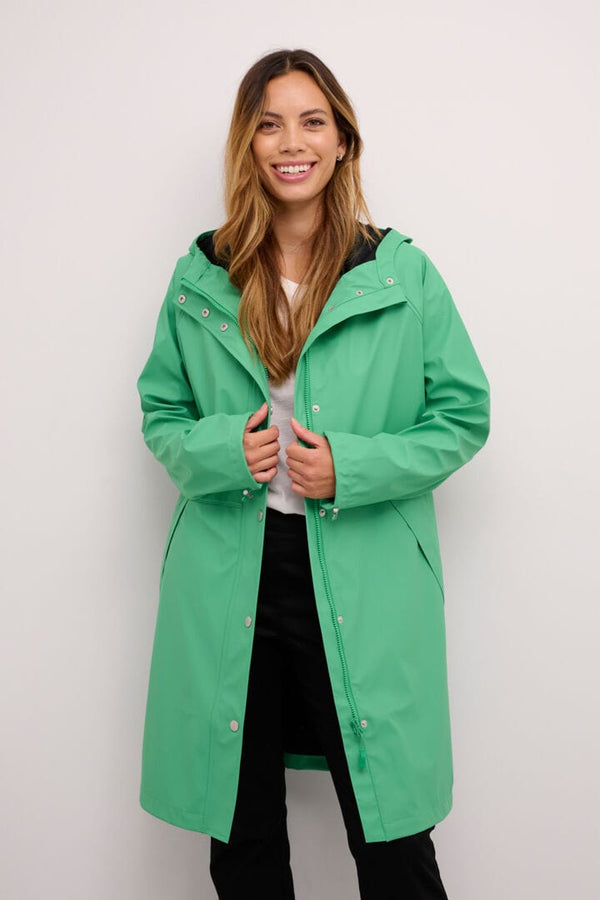 Culture Werna New Raincoat - Holly Green
