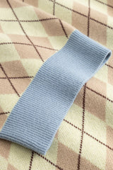 Noella N-Makayla SS Knit - Diya Yellow Check
