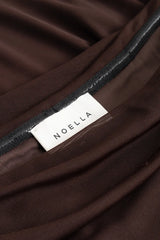 Noella Melani LS Dress - Dark Chocolate