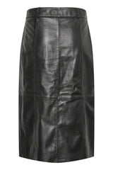 Culture Bloma Canja Leather Skirt - Black