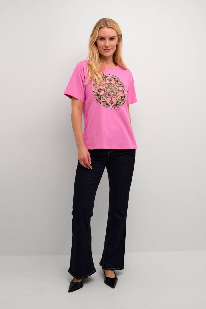 Culture Alfi Gith Graphic T-shirt - Phlox Pink