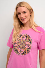 Culture Alfi Gith Graphic T-shirt - Phlox Pink