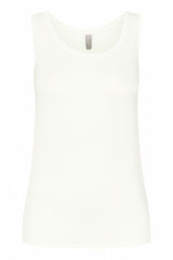 Pre Order - Culture Poppy Tank Top - White