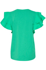 Culture Gith Poplin T-shirt - Holly Green