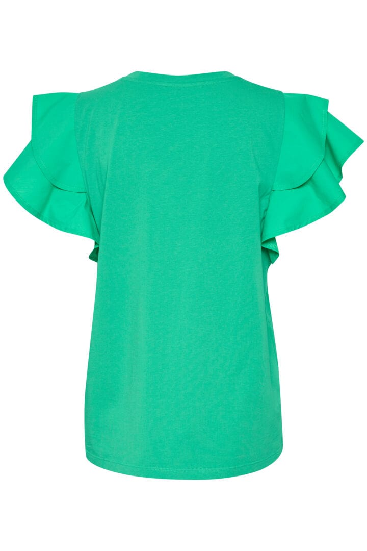 Culture Gith Poplin T-shirt - Holly Green