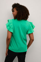 Culture Gith Poplin T-shirt - Holly Green