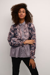 Culture Arina Shirt - Grey Graphic