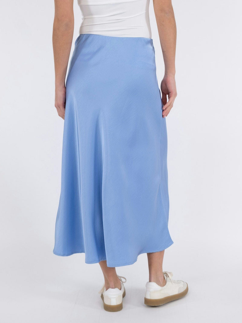 Neo Noir Bovary Skirt - Dusty Blue