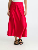 Neo Noir Bovary Skirt - Red