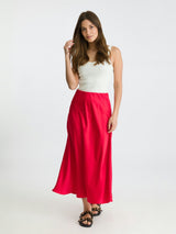 Neo Noir Bovary Skirt - Red