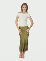 Neo Noir Bovary Shirt - Saga Green