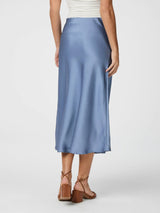 Neo Noir Bovary Skirt - Smoke Blue