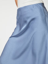 Neo Noir Bovary Skirt - Smoke Blue