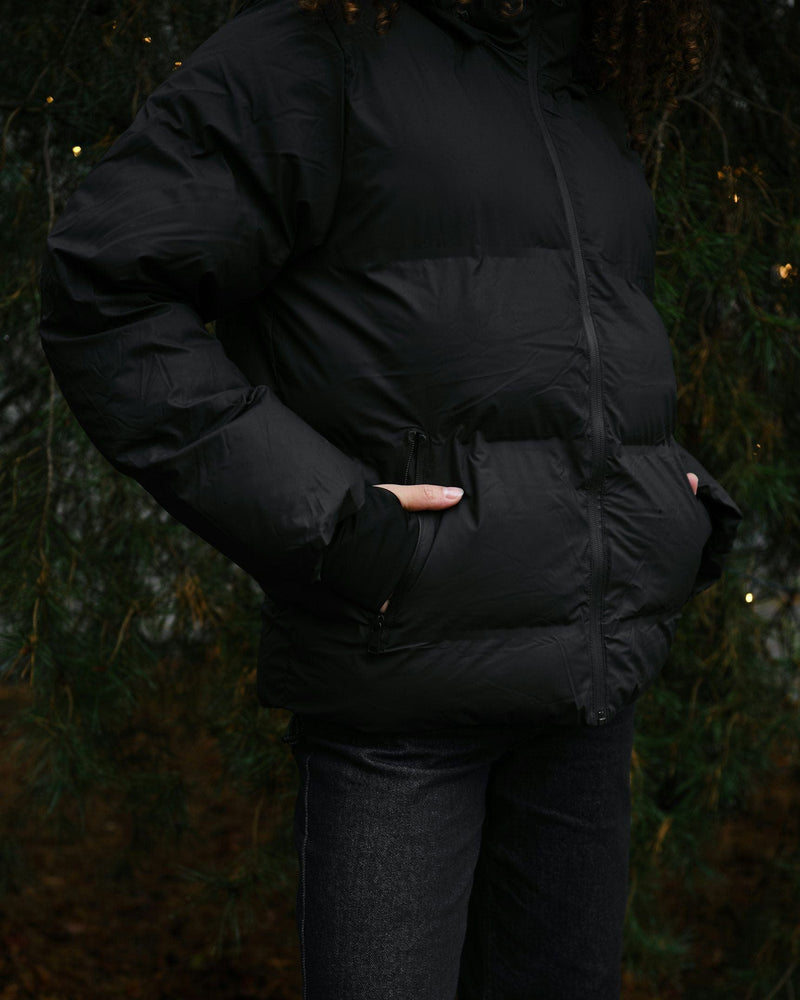Neo Noir Fox C Puffer Jacket - Black