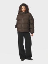 Neo Noir Fox C Puffer Jacket - Dark Brown