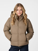 Neo Noir Fox C Puffer Jacket - Dark Taupe