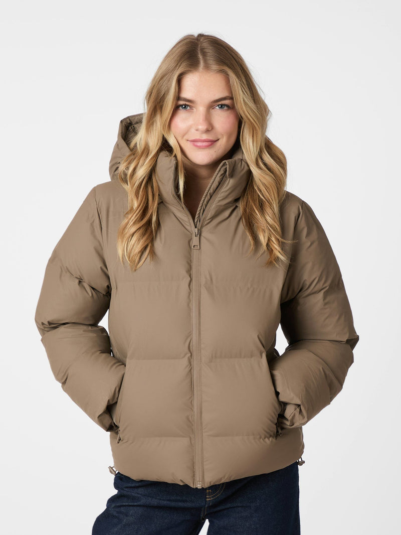 Neo Noir Fox C Puffer Jacket - Dark Taupe