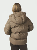 Neo Noir Fox C Puffer Jacket - Dark Taupe