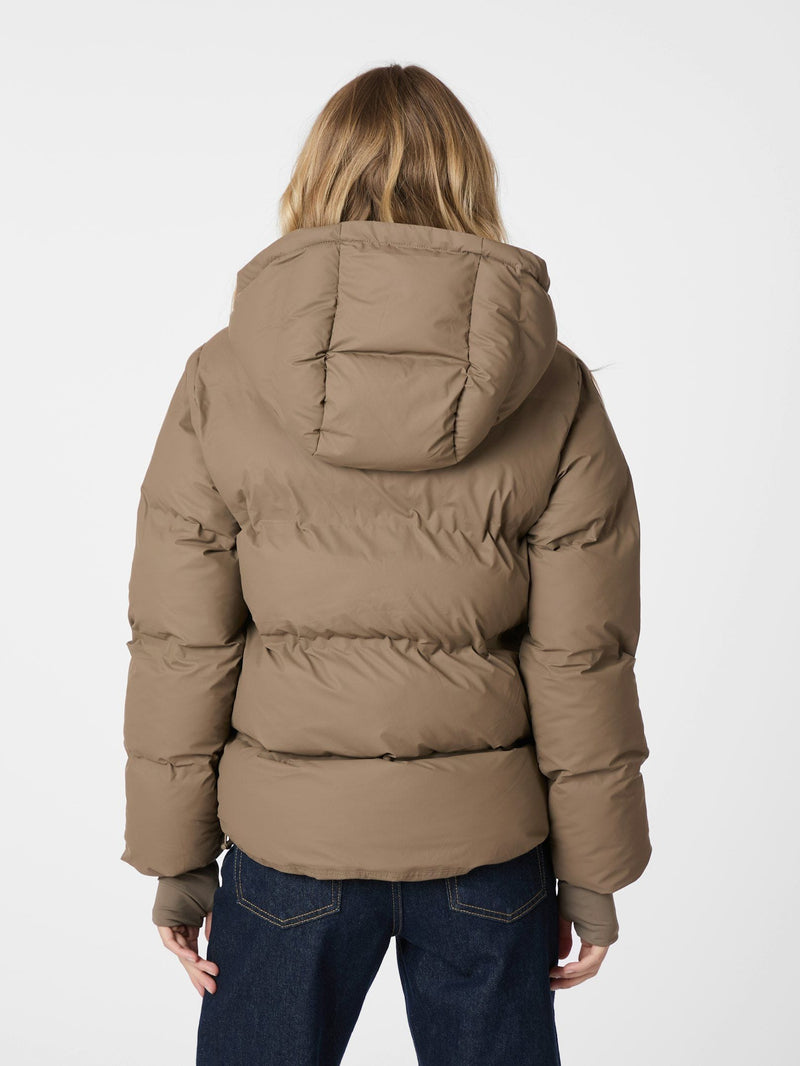 Neo Noir Fox C Puffer Jacket - Dark Taupe