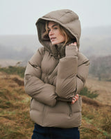 Neo Noir Fox C Puffer Jacket - Dark Taupe