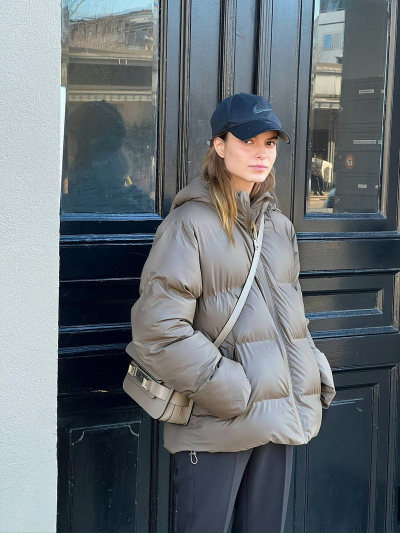 Neo Noir Fox C Puffer Jacket - Dark Taupe