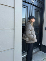 Neo Noir Fox C Puffer Jacket - Dark Taupe