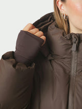 Neo Noir Viviana C Puffer Jacket -  Dark Brown