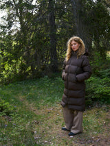 Neo Noir Viviana C Puffer Jacket -  Dark Brown