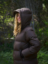 Neo Noir Viviana C Puffer Jacket -  Dark Brown