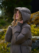 Neo Noir Viviana C Puffer Jacket -  Dark Taupe