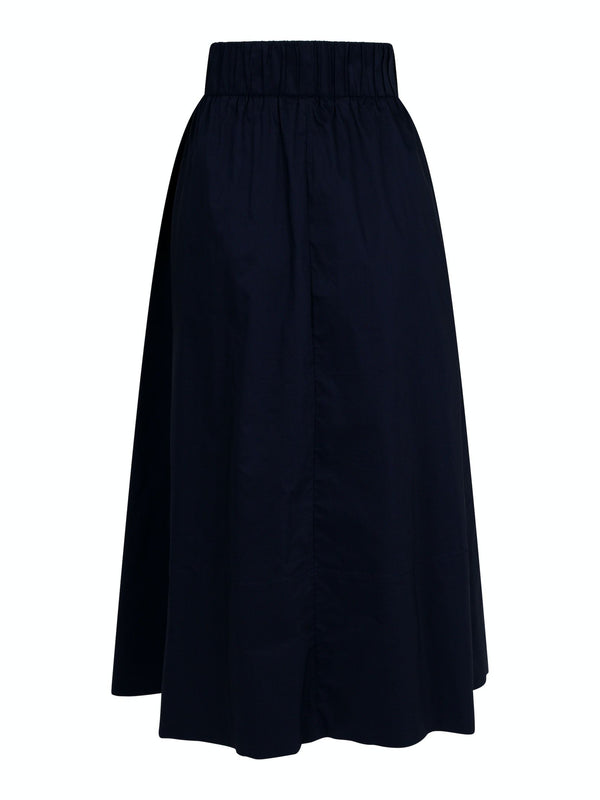 Neo Noir Yara Popæon Skirt - Black