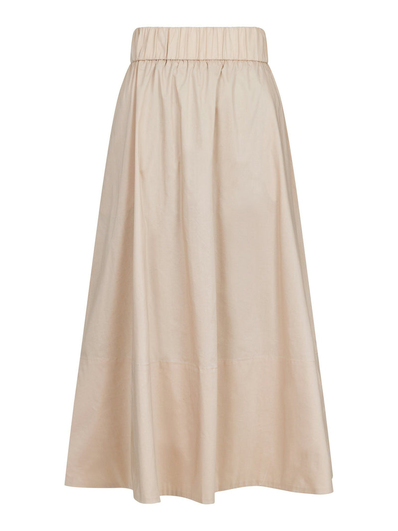 Neo Noir Yara Poplin Skirt - Sand