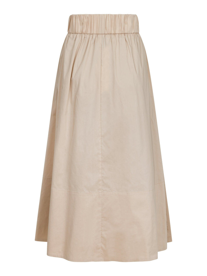 Neo Noir Yara Poplin Skirt - Sand