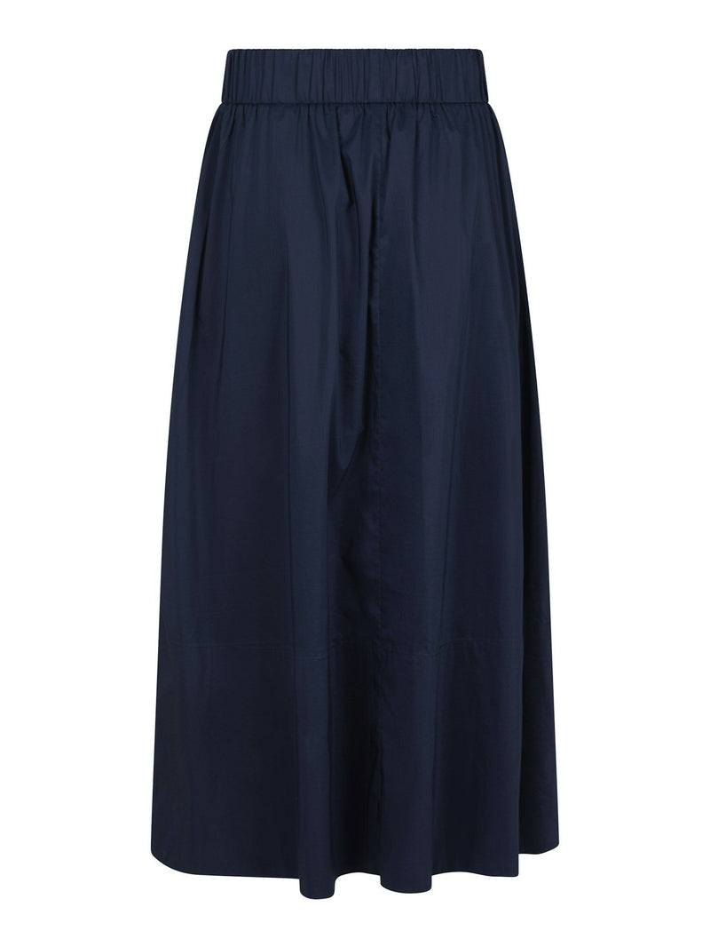 Neo Noir Yara Poplin Skirt - Navy