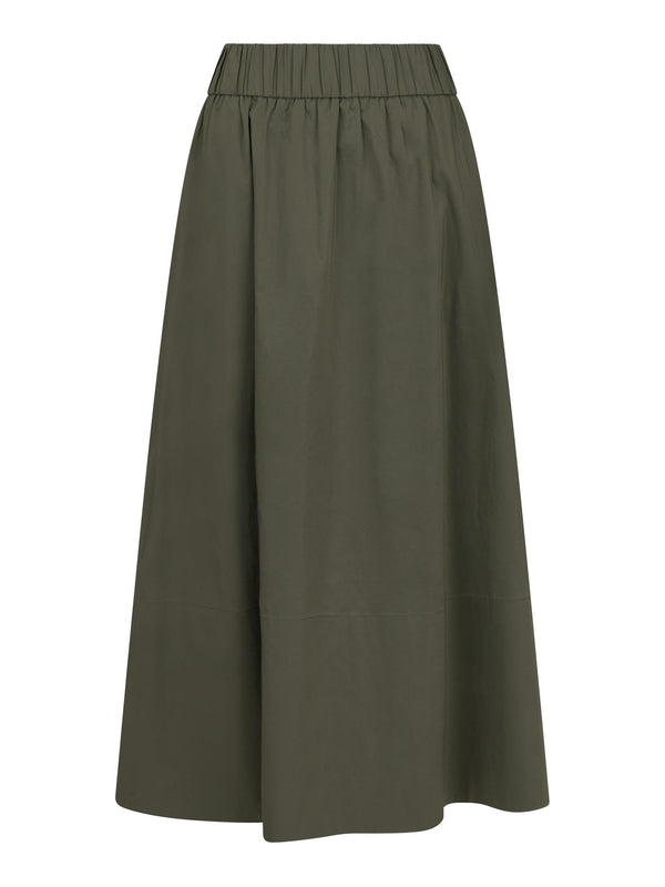 Neo Noir Yara Poplin Skirt - Army