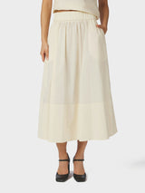 Neo Noir Yara Poplin Skirt - Butter Yellow