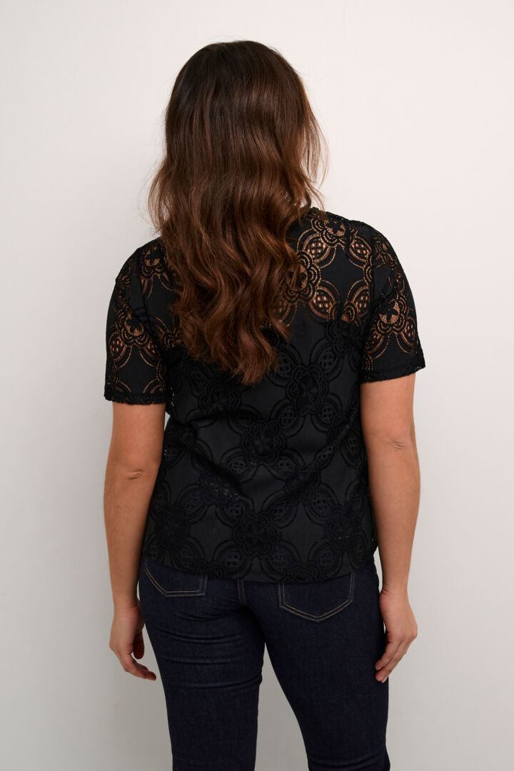 Culture Henriette Olu SS Blouse - Black