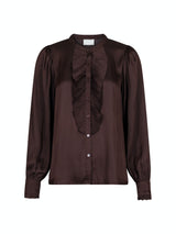 Neo Noir Zola Blouse - Dark Brown